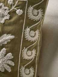Velvet Chartreuse Cushion Cover - thumbnail 5
