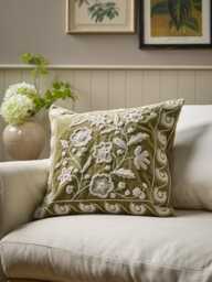 Velvet Chartreuse Cushion Cover