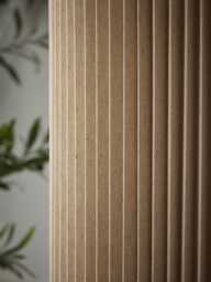 40cm Tall  Natural Linen Vintage Pleated Shade - thumbnail 4