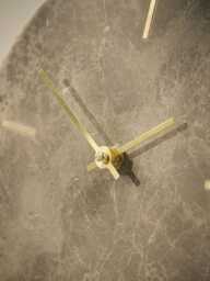 Circular Travertine Clock - thumbnail 3