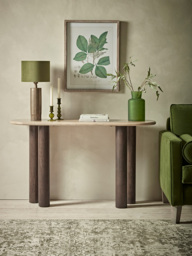 Travertine Console