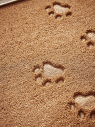 Embossed Paw Print Doormat - Double - thumbnail 2