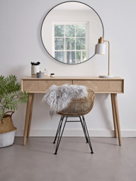 Chevron Oak Dressing Table - thumbnail 1