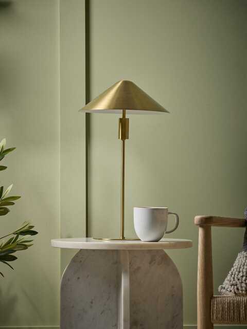 Brushed Brass Touch LED Table Lamp - image 1