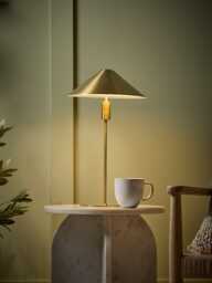 Brushed Brass Touch LED Table Lamp - thumbnail 2