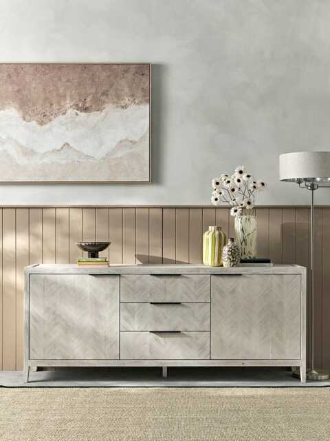 Tova Limewashed Sideboard - image 1