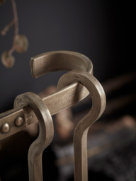 Tall Brass Fireside Set - thumbnail 3