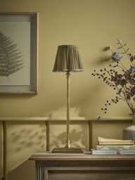 18cm Olive  Scalloped  Shade - thumbnail 1