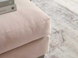 Dinan Ottoman - Evergreen Opulent Cotton Velvet - thumbnail 4