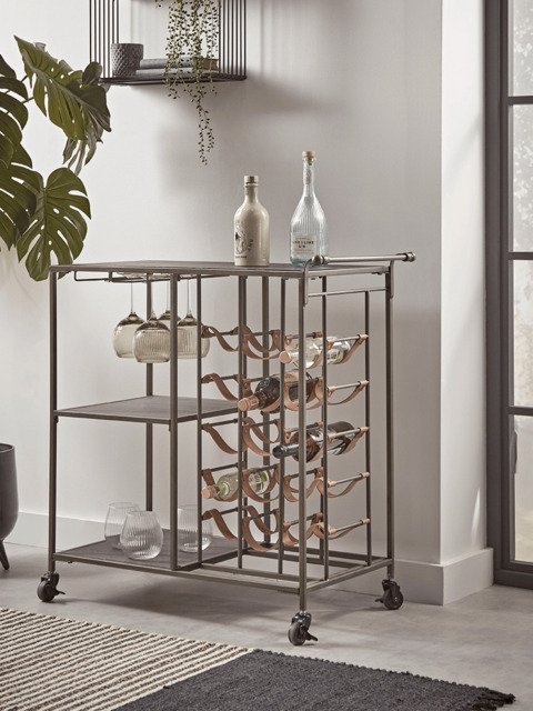 Industrial Style Bottle Trolley - image 1