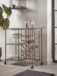 Industrial Style Bottle Trolley - thumbnail 1
