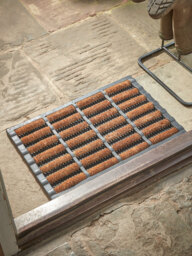 Rubber Border Doormat - Natural - thumbnail 1