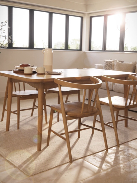 Weathered Oak Dining Chair - image 1