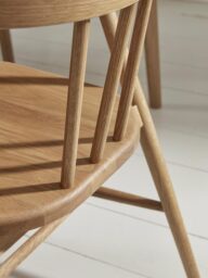 Weathered Oak Dining Chair - thumbnail 4