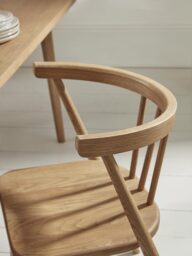 Weathered Oak Dining Chair - thumbnail 3
