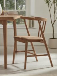 Weathered Oak Dining Chair - thumbnail 2