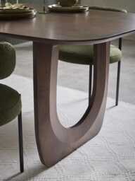 Teya Rectangle Dinning Table - 6 Seater - thumbnail 2