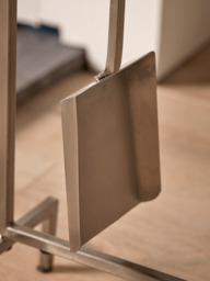 Iron Hanging Fireside Set - Silver - thumbnail 5