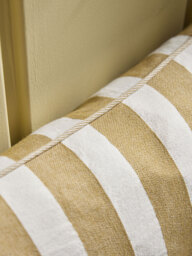 Classic Stripe Cushion - Ochre - thumbnail 2