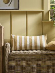 Classic Stripe Cushion - Ochre - thumbnail 1