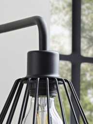 Caged Industrial Wall Light - thumbnail 5