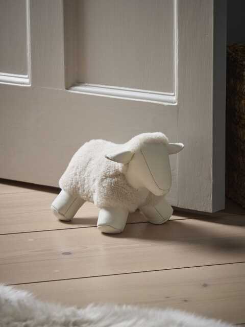 Classic Sheepskin Doorstop - image 1