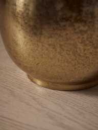 Golden Metal Jug Vase - thumbnail 4