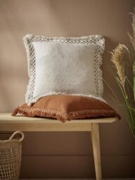 Hampshire Cushion - Ivory - thumbnail 1