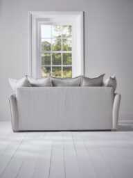 Umea Two Seater Sofa - Soft Eau De Nil Wide Cotton Stripe - thumbnail 5