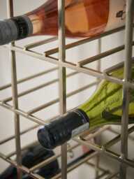 Large Iron Wine Rack - Grey - thumbnail 2