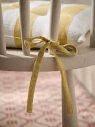 Cotton Seat Pad - Ochre Stripe - thumbnail 2