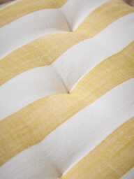 Cotton Seat Pad - Ochre Stripe - thumbnail 3