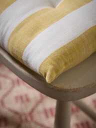 Cotton Seat Pad - Ochre Stripe - thumbnail 4