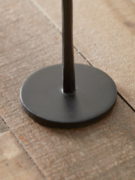 Matte Black Dinner Candle Holder - Medium - thumbnail 4