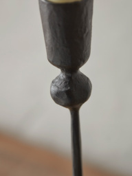 Matte Black Dinner Candle Holder - Medium - thumbnail 2
