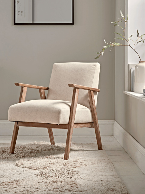 Relaxed Lounge Chair - Natural - image 1