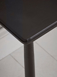 Bergen Oak Bench - Black - thumbnail 3
