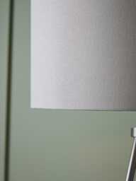 Brushed Silver Tripod Floor Lamp - thumbnail 3