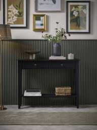 Camille Console Table - Black - thumbnail 1
