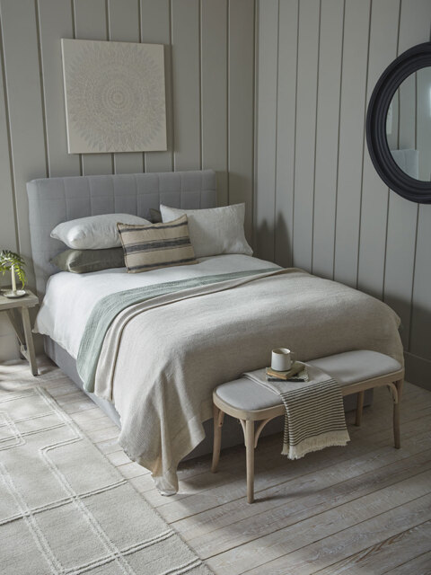 Waffle Cotton Bedspread - image 1