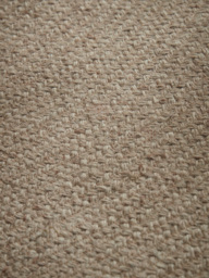 Agna Round Scalloped Rug - Natural - thumbnail 3