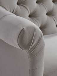 Domme Two Seater Sofa - Tobacco Opulent Cotton Velvet - thumbnail 4