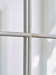 Cream Arched Window Mirror - thumbnail 2