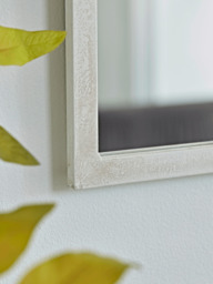 Cream Arched Window Mirror - thumbnail 3