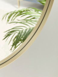 Slim Frame Oval Mirror - Soft Gold - thumbnail 4