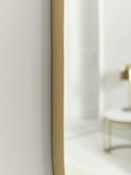 Slim Frame Oval Mirror - Soft Gold - thumbnail 3
