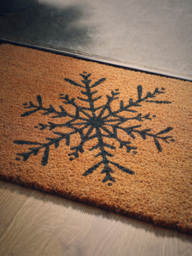 Winter Snowflake Doormat - thumbnail 2