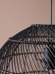 Black Rattan Pendant - thumbnail 3