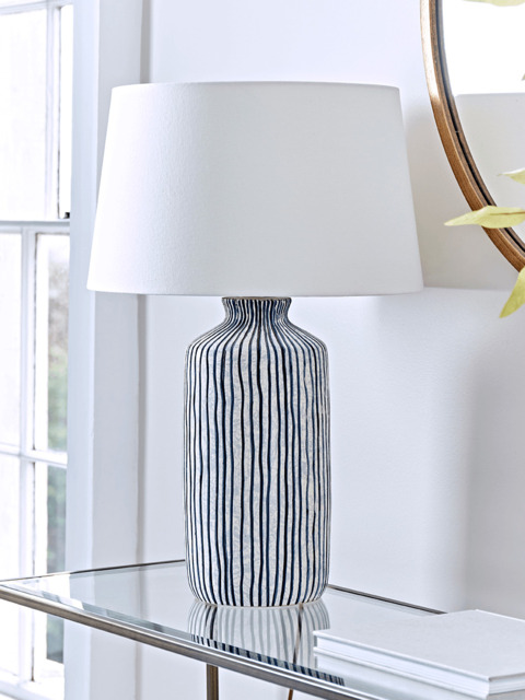 Blue Stripe Table Lamp - image 1