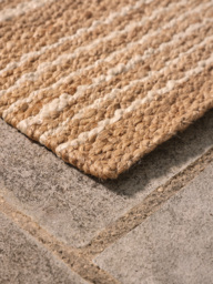 Braided Jute Stripe Doormat - Double - thumbnail 3